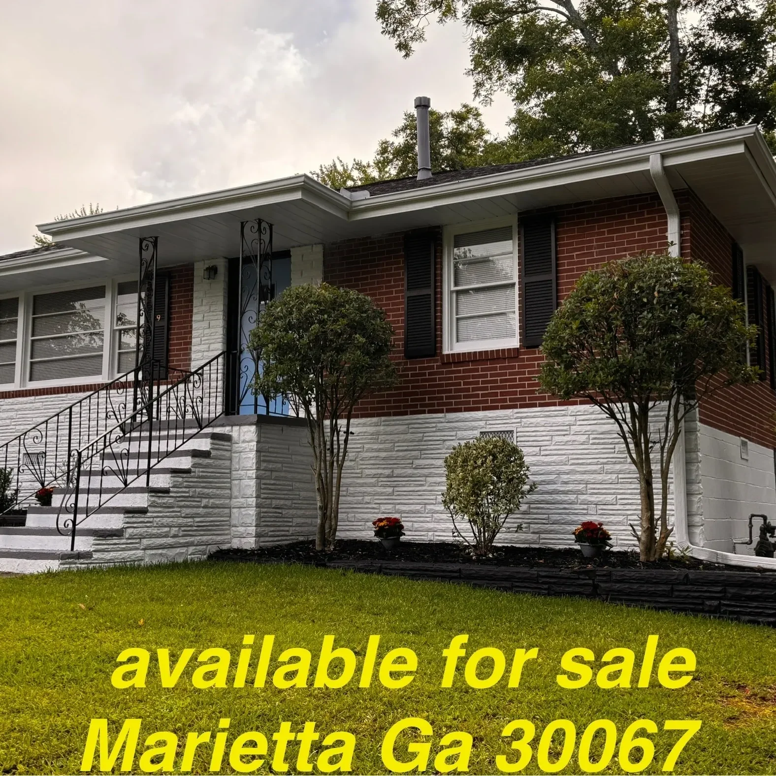 Brick house for sale, Marietta, Georgia.